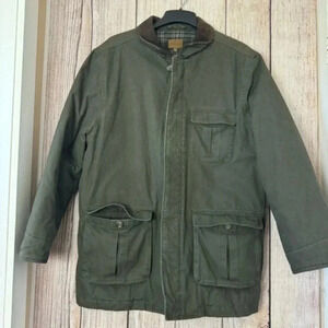 Vintage St.Johns Bay Canvas  Mens Quilted lined heavy Jacket size XLT